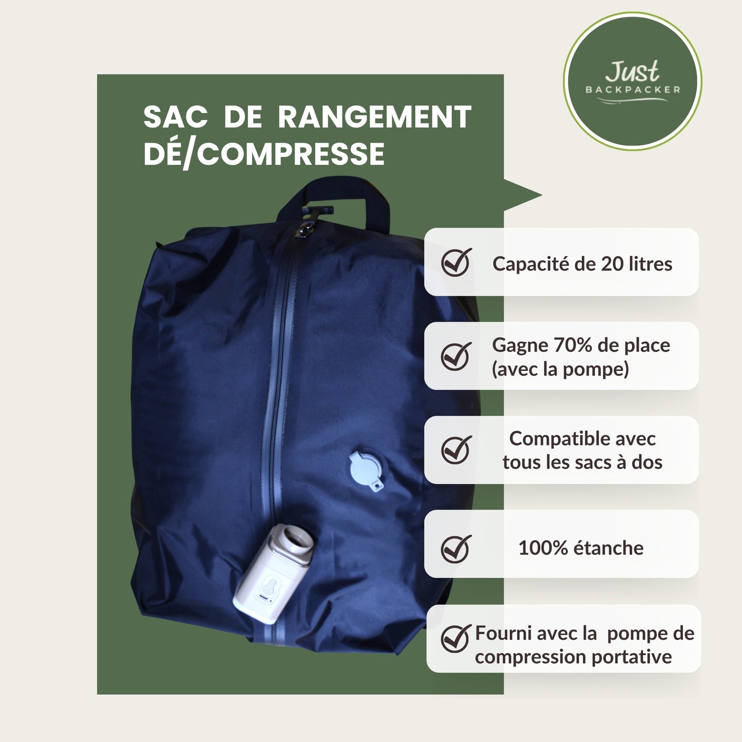 Le Pack JustBackpaker