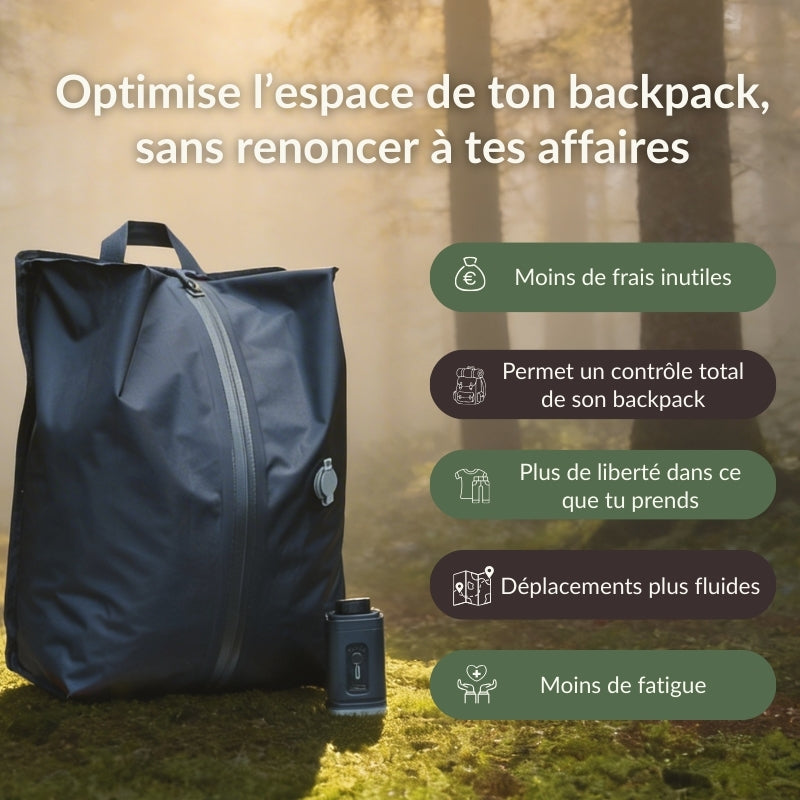 Passe en 40L cabine. Sans renoncer à tes affaires